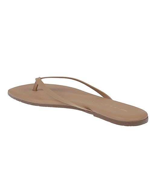 TKEES White Thong Sandals