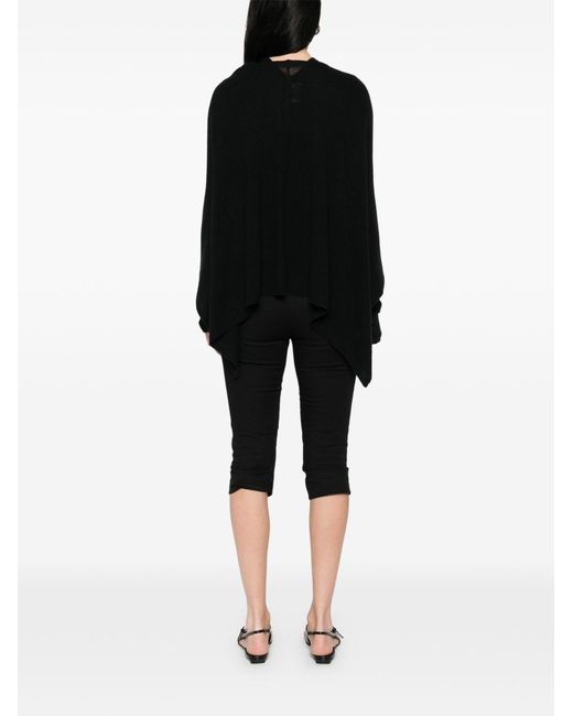 Be You Black Cashmere Poncho