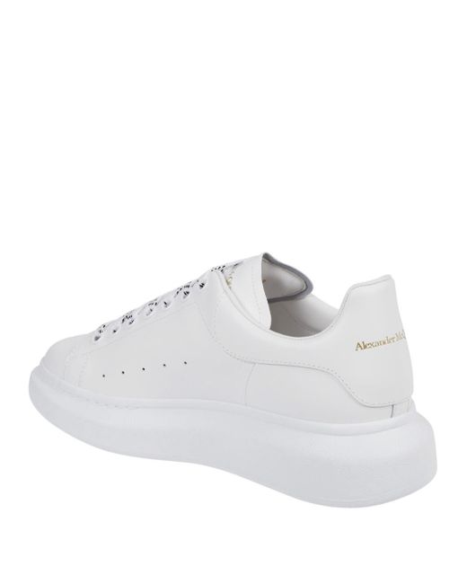 Alexander McQueen White Oversized Logo Sneaker for men