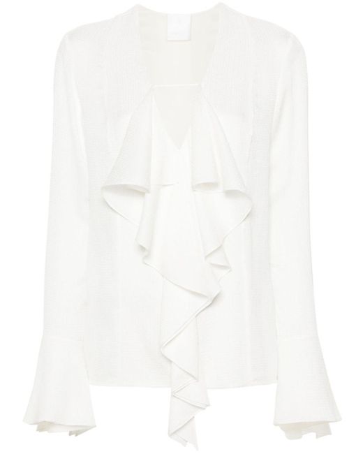 Blusa In Seta di Givenchy in White