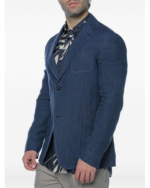 Emporio Armani Blue Line Single-Breasted Jacket for men