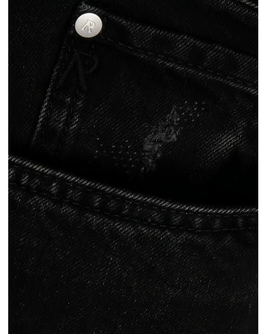 Represent Black Heaton Distressed Jeans for men