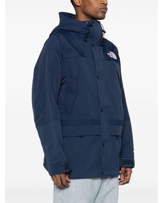 The North Face Blue Logo-Embroidered Cargo Jacket for men