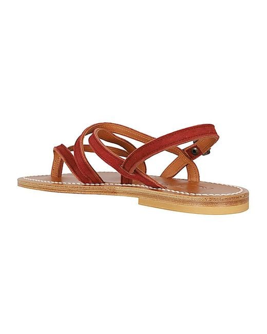 K. Jacques Brown Marathon Leather Sandals