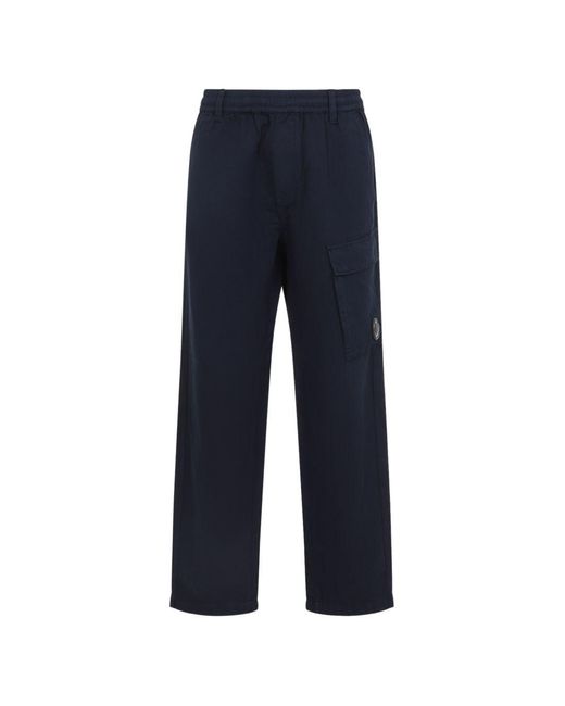 C P Company Blue Cargo Trousers for men
