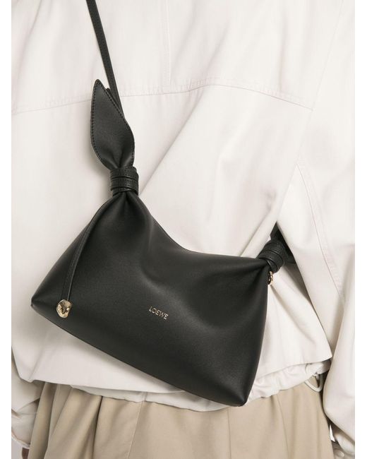 Loewe Black Scarf Mini Leather Shoulder Bag