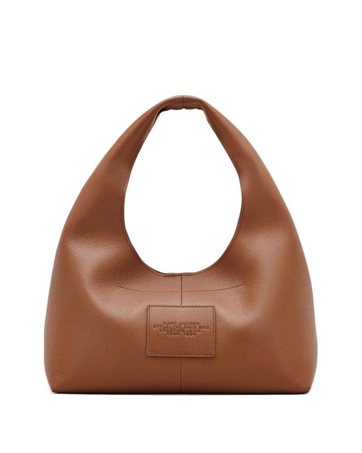 Marc Jacobs Brown The Sack Leather Handbag
