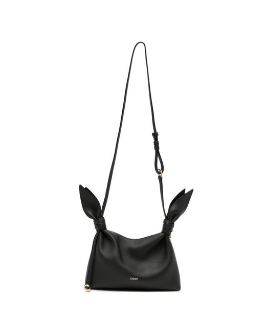 Loewe Black Scarf Mini Leather Shoulder Bag
