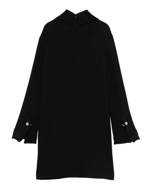Semicouture Black Midi Dress