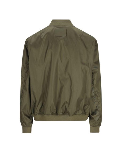 Balenciaga Green Nylon Bomber Jacket for men