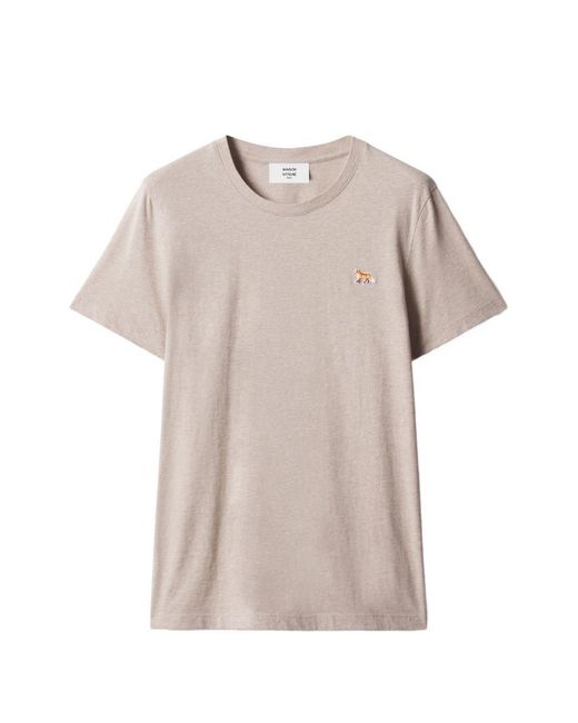 Maison Kitsuné Pink Baby Fox Cotton T-Shirt