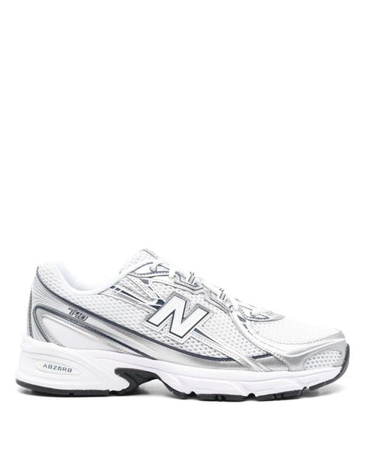 New Balance White 740 Sneakers for men