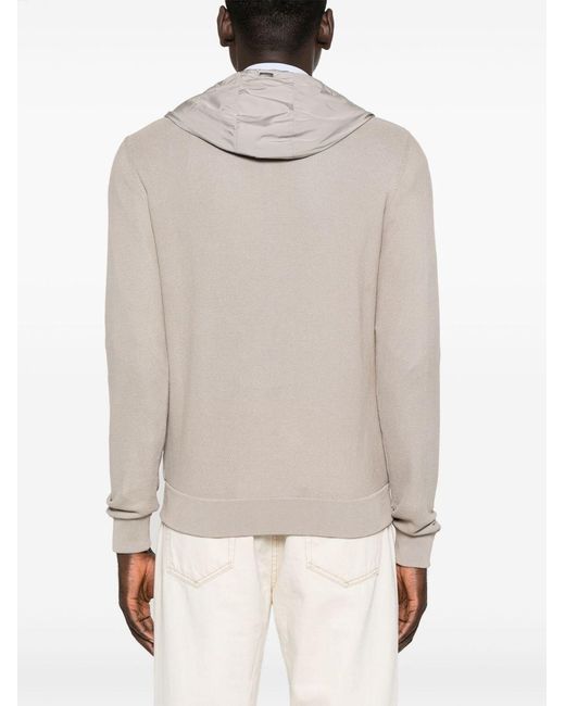 Herno Gray Nylon And Cotton Blouson Jacket for men