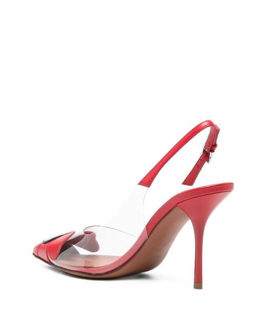 Alaïa Pink Bloom Slingback Pumps