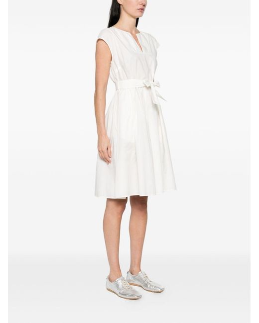 Woolrich White Cotton Short Dress