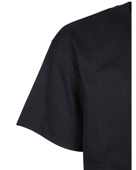 T-shirt Con Logo di Bottega Veneta in Black da Uomo