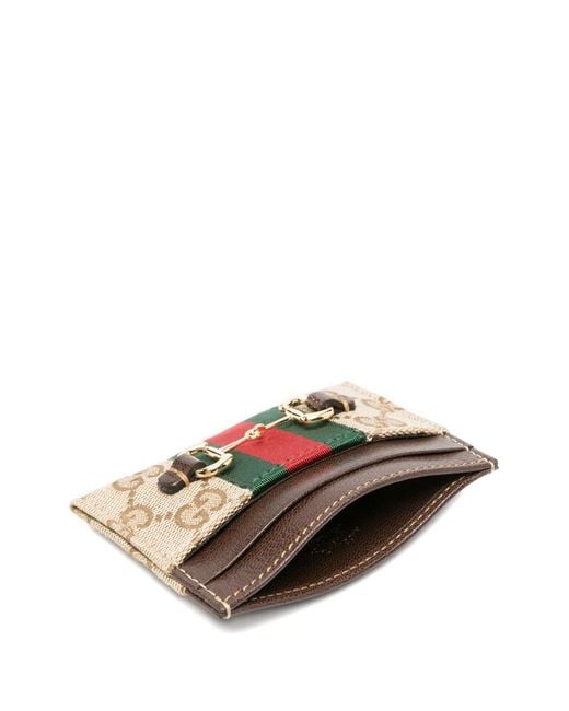 Gucci Natural Horsebit Card Case