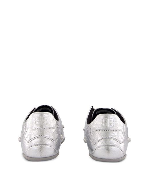 Balenciaga White City Leather Sneakers