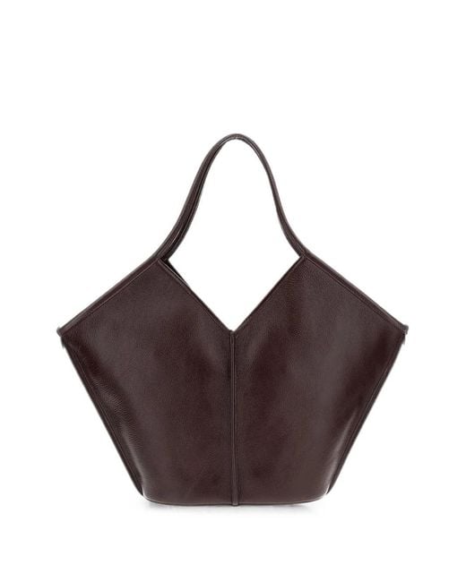 Hereu Brown Calella Leather Tote Bag