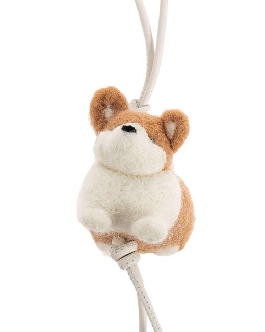 Loewe White Corgi Charm