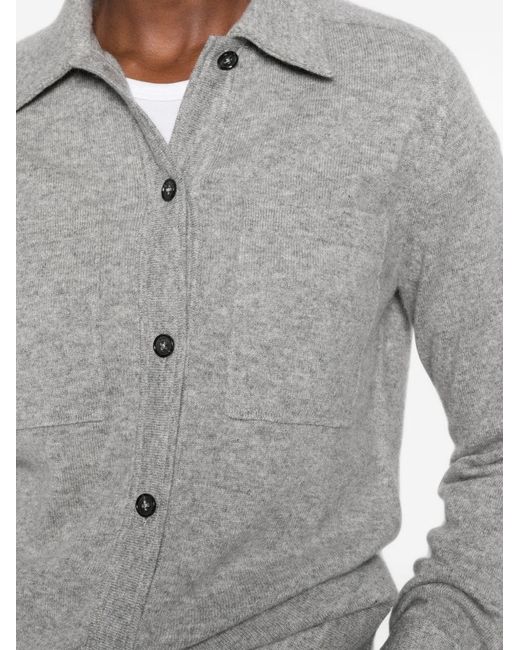 Totême Gray Cashmere Shirt