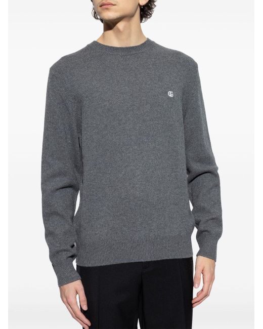 Maglione Ricamato- Uomo di Gucci in Gray da Uomo