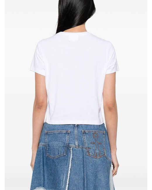 Maison Kitsuné White Baby Fox Cotton T-Shirt