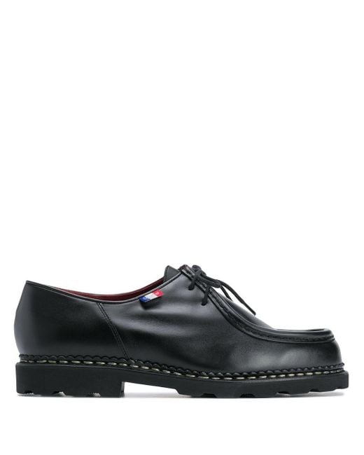 Paraboot Black Michael Leather Loafers for men