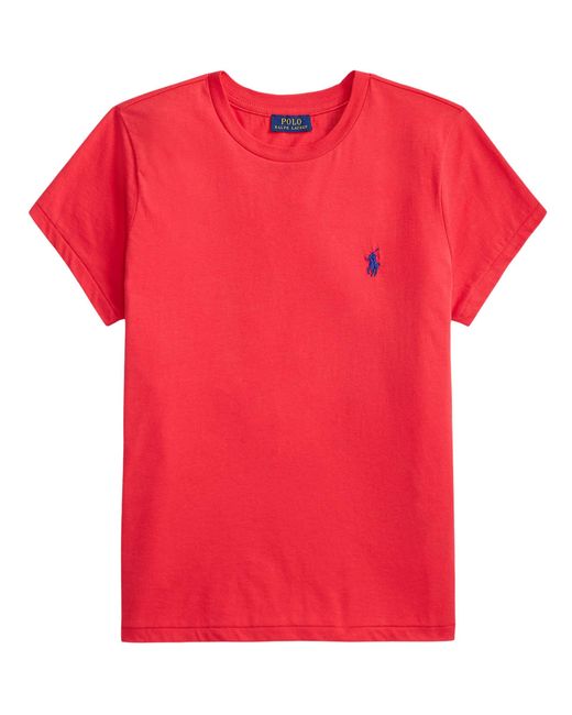 Polo Ralph Lauren Red Short-Sleeved T-Shirt With Logo