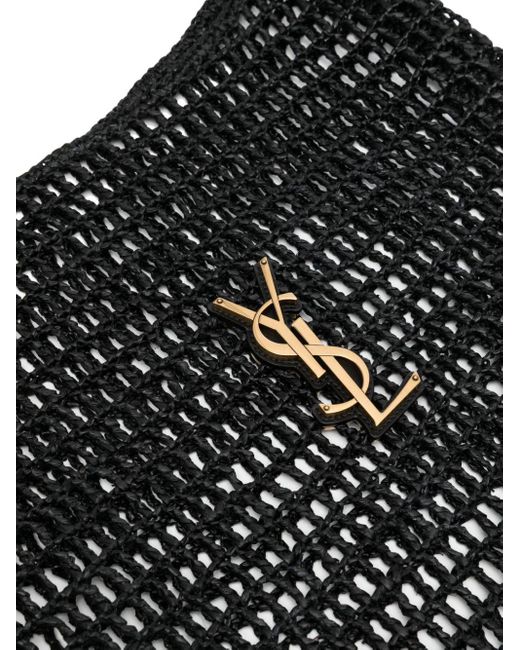 Saint Laurent Black Shoulder Bag With Logo for men