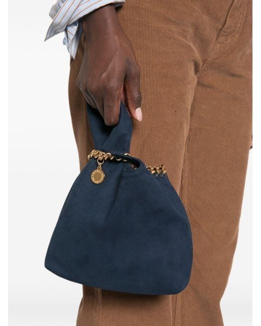 Stella McCartney Blue Falabella Wristlet Bag
