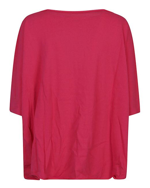 Liviana Conti Red Oversized Top