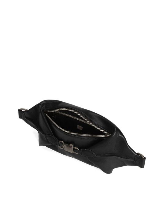 Dolce & Gabbana Black Lock Marsupio for men