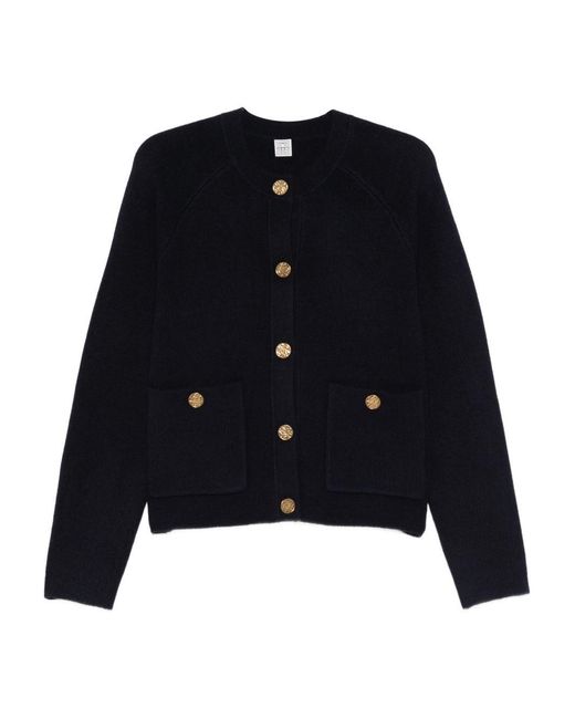 Totême Blue Wool Cardigan
