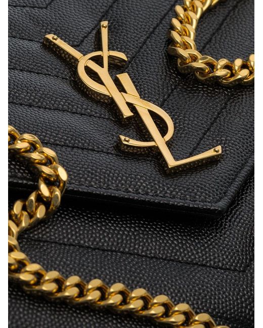 Mini Borsa Cassandre di Saint Laurent in Black