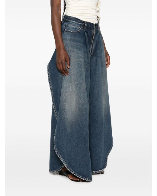 Balenciaga Blue Tulipe Denim Jeans