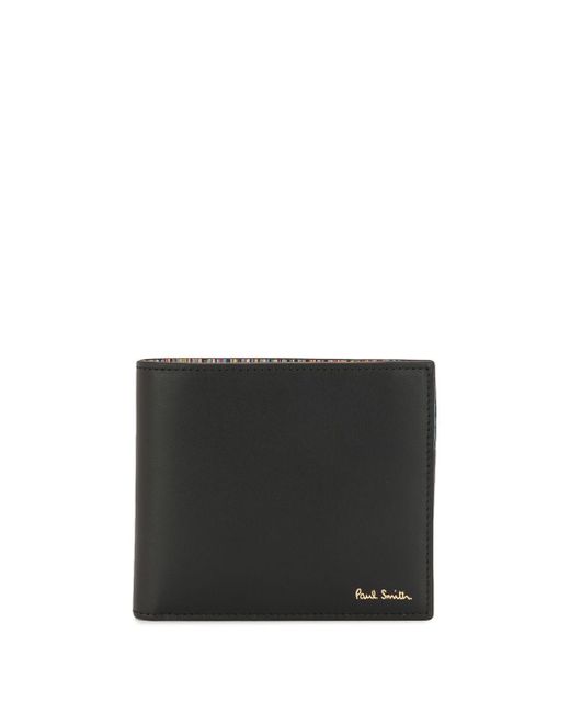 Paul Smith Pink Logo Leather Wallet for men