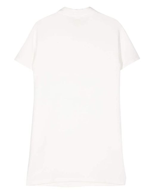 Emporio Armani White Cotton Shirt Dress