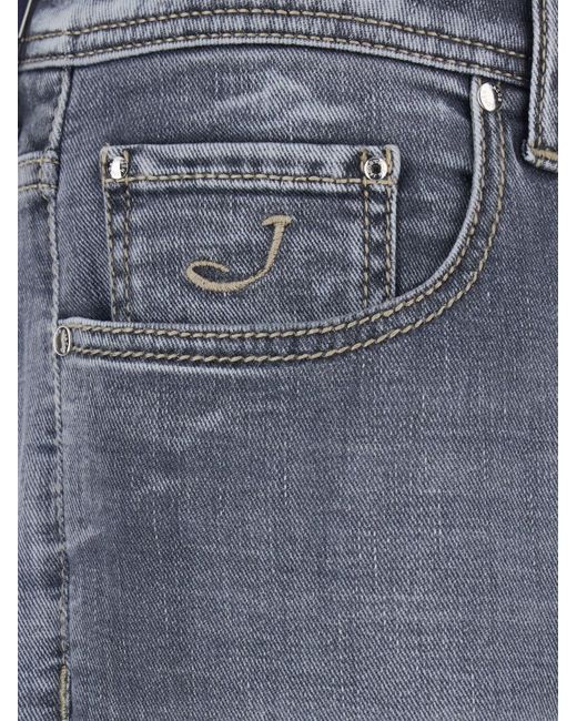 Jacob Cohen Blue Bard Jeans for men