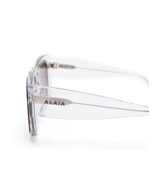 Alaïa White Sunglasses