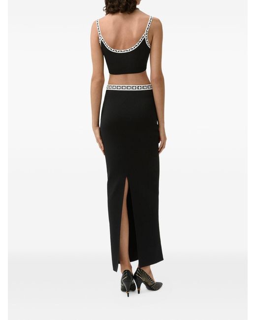 Gonna Lunga di Versace in Black