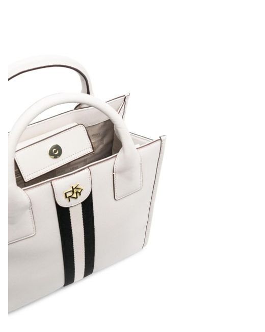 Leather handbag Dkny White in Leather - 31467972