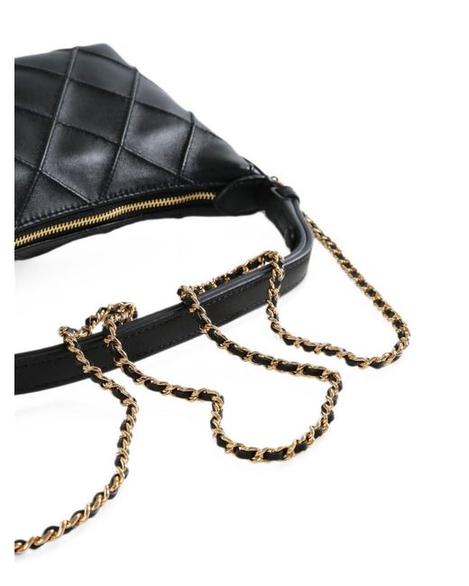Tory Burch Black Fleming Leather Pouch