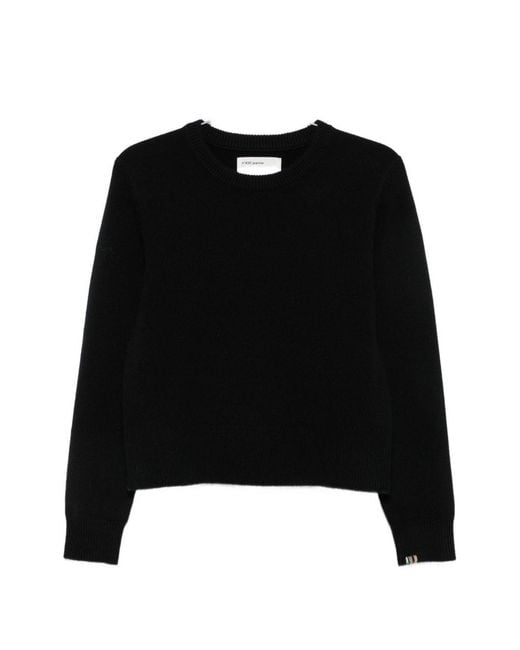 Extreme Cashmere Black Cashmere Crewneck Sweater