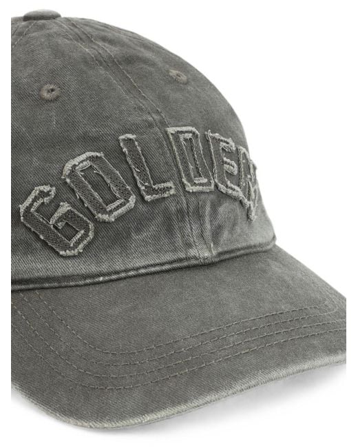 Golden Goose Deluxe Brand Gray Logo Baseball Cap
