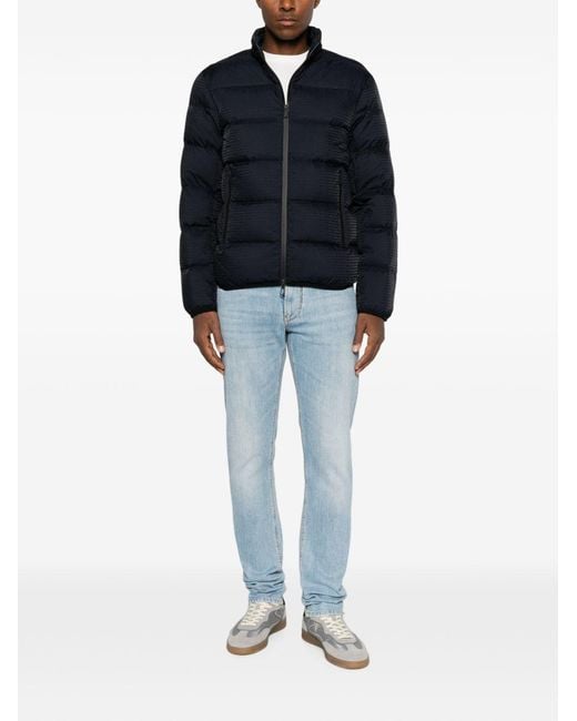 Emporio Armani Black Nylon Down Jacket for men