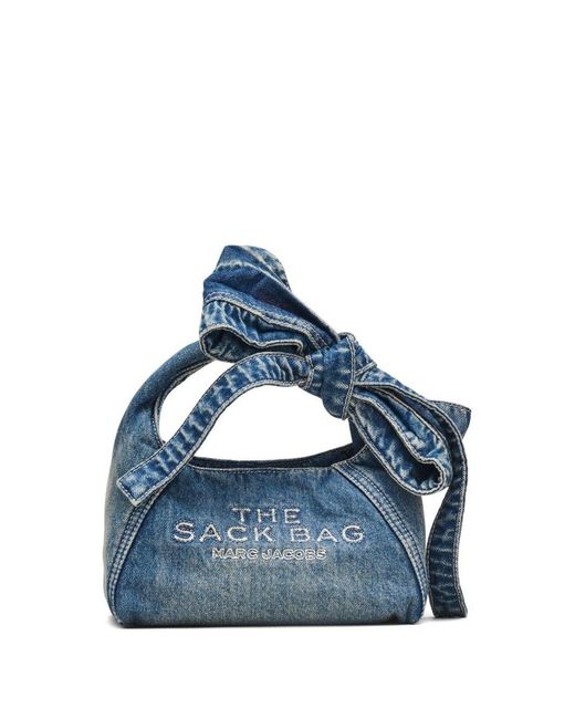 Marc Jacobs Blue The Mini Sack Denim Handbag