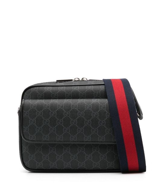 Gucci Black Ophidia Gg Crossbody Bag for men