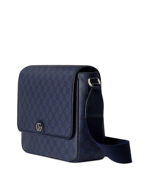 Gucci Blue Gg Supreme Ophidia Cross-body Bag for men