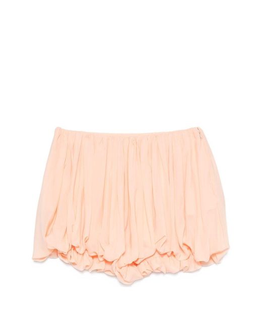 Chloé Pink Silk Mini Skirt